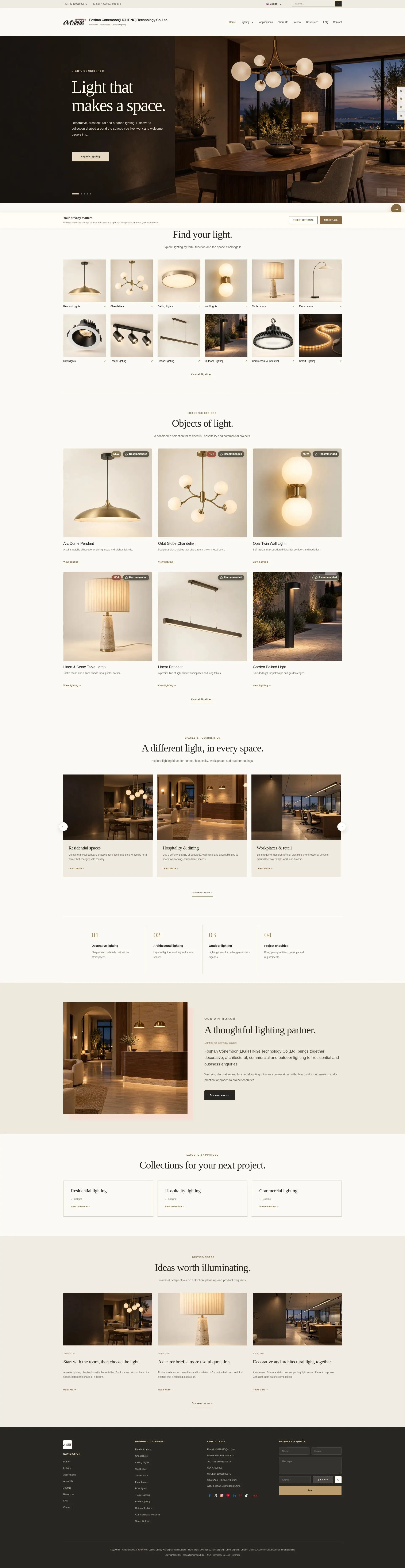 Foshan Conemoon(LIGHTING) Technology Co.,Ltd.