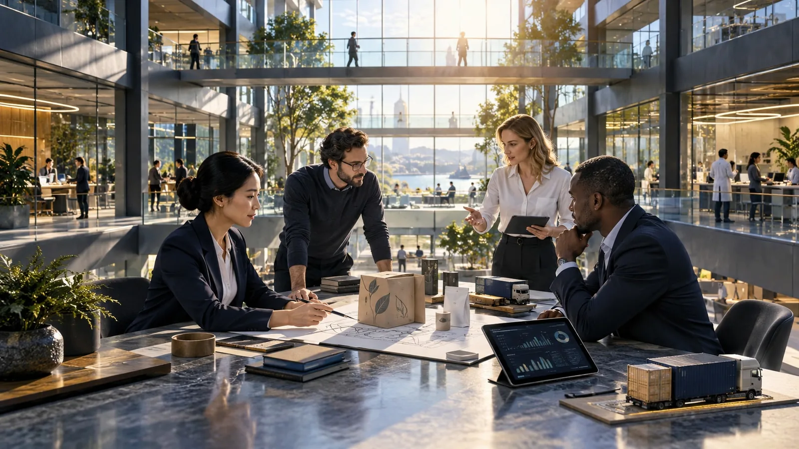 Enterprise services: coordinate specialist work through one project brief