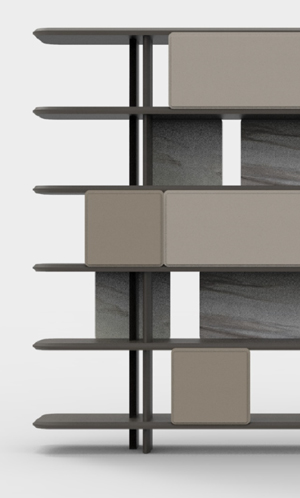 Geometric bookcase | minority abstract art inspiration Geometric bookcase | minority abstract art inspiration