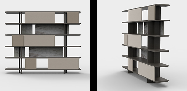 Geometric bookcase | minority abstract art inspiration Geometric bookcase | minority abstract art inspiration
