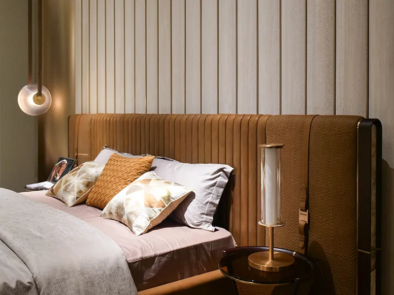 Custom Leather Bedroom Beds