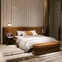 Custom Leather Bedroom Beds