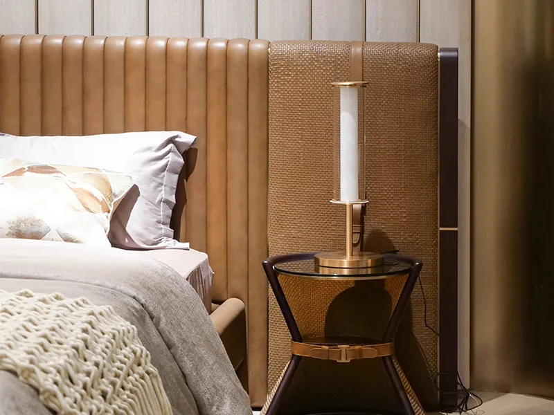 Custom Leather Bedroom Beds