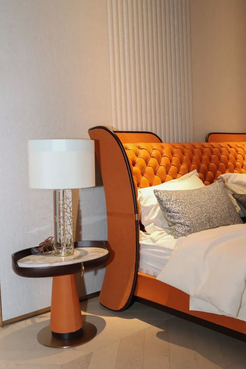Modern Bedroom Furniture Leather Bed