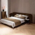 Luxury Modern Genuine Leather Bed