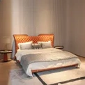 Modern Bedroom Furniture Leather Bed