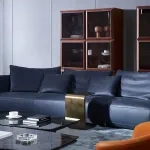 Living Room Modern Leather Sofa