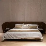 Luxury Modern Genuine Leather Bed