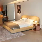 Home Custom Leather King Size Bed