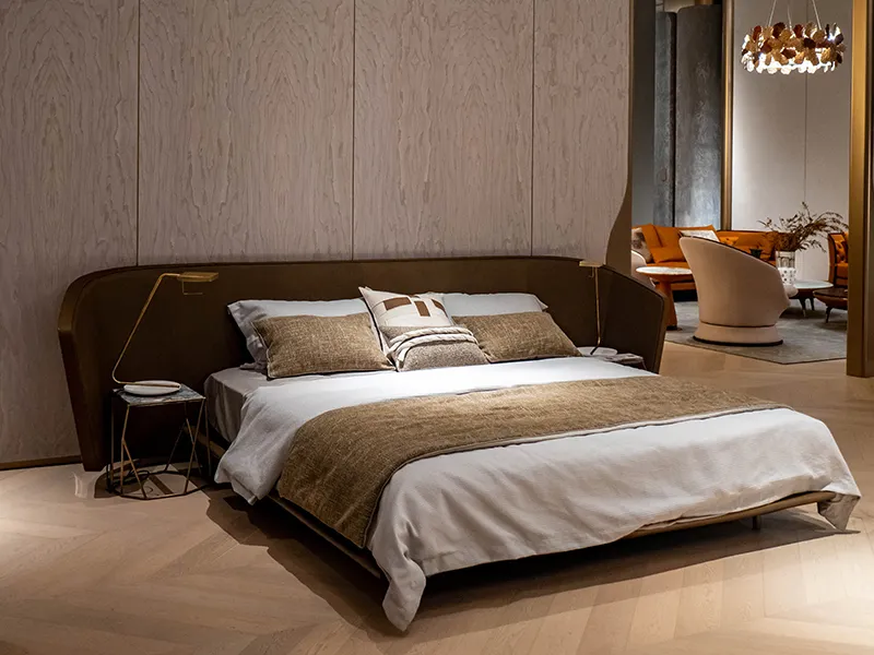 Luxury Modern Genuine Leather Bed Luxury Modern Genuine Leather Bed