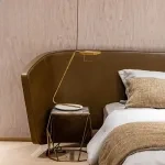 Luxury Modern Genuine Leather Bed