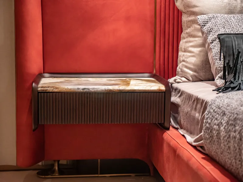 Custom Bedroom Furniture Leather Bed
