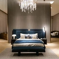 Luxury Modern Leather King Size Bed