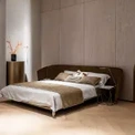Luxury Modern Genuine Leather Bed