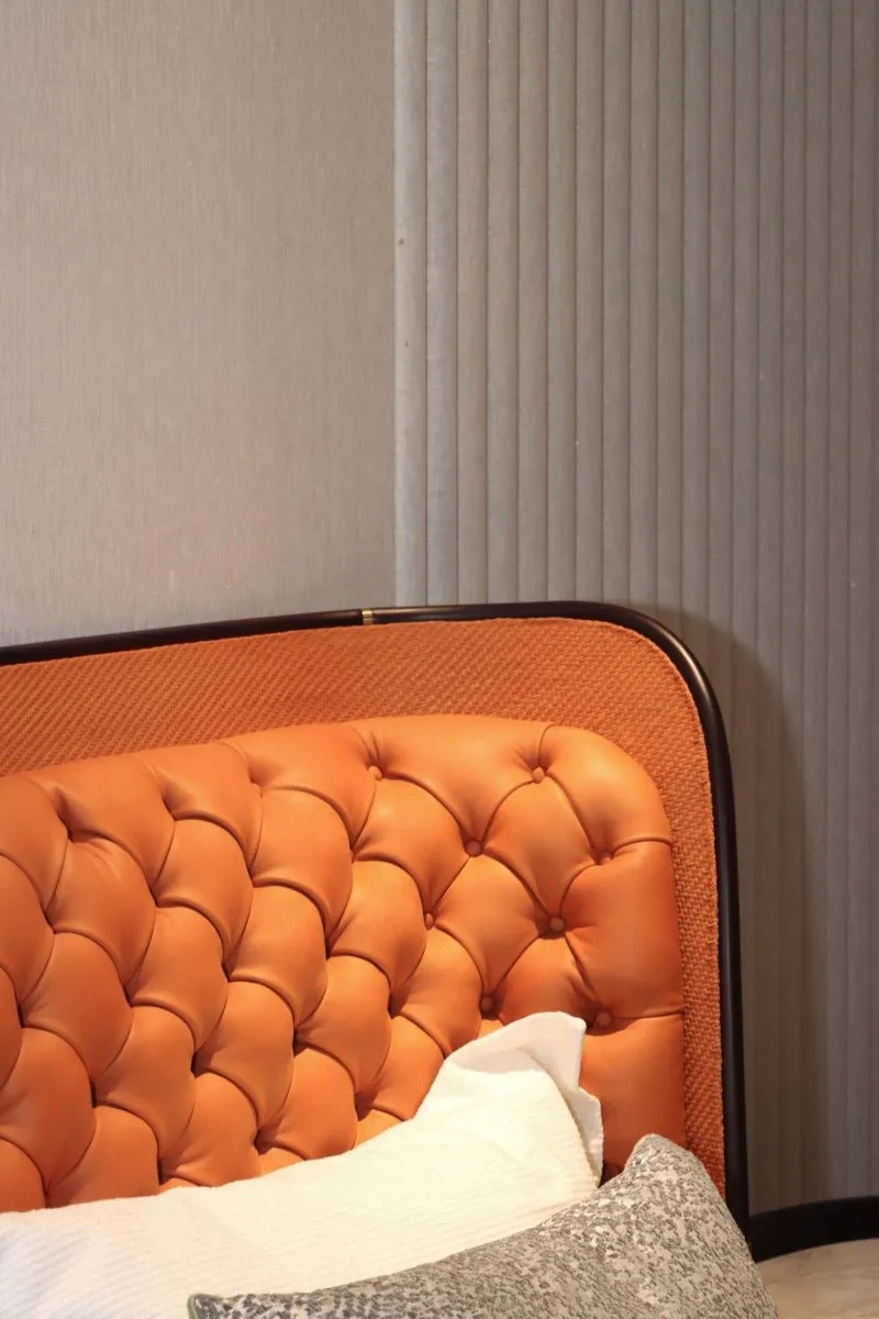 Modern Bedroom Furniture Leather Bed