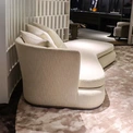 CONEMOON Modern Fabric Chaise Sofa