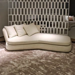 CONEMOON Modern Fabric Chaise Sofa