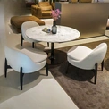 CONEMOON s6626 home furniture round marble table and chairs set