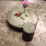 CONEMOON S309 Elegant round modern marble Coffee table