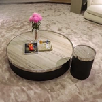 CONEMOON S309 Elegant round modern marble Coffee table