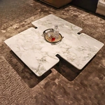 CONEMOON S6617H2B-2 Marble Coffee Table