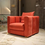 CONEMOON Luxury Premium Leather Single Sofa