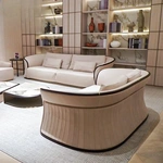 CONEMOON SM002 Genuine Leather Living Room Furniture Lounge Sofa
