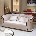 CONEMOON SM002 Genuine Leather Living Room Furniture Lounge Sofa