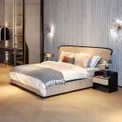Genuine Leather Advanced Screen Bedroom Bed