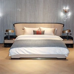 Genuine Leather Advanced Screen Bedroom Bed