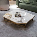 CONEMOON SM016-3 Marble Metal Table Coffee Table