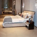 Genuine Leather Advanced Screen Bedroom Bed