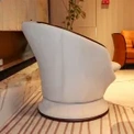CONEMOON Luxury Leather Swivel Lounge Chair