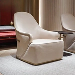 CONEMOON SM003 Genuine Leather Lounge Relaxing Chair