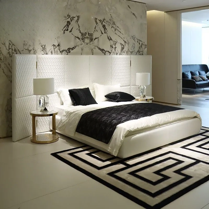 CONEMOON M9908B2 King Size Leather UpHolstered Bed CONEMOON M9908B2 King Size Leather UpHolstered Bed