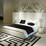 CONEMOON M9908B2 King Size Leather UpHolstered Bed