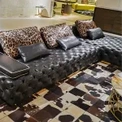 CONEMOON M0213 Recliner Genuine Leather Sofa