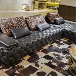 CONEMOON M0213 Recliner Genuine Leather Sofa