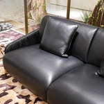 Chesterfield Genuine Leather Sofa Set