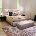 CONEMOON M9919B1 Elegant Murphy King Size Upholstered Bed
