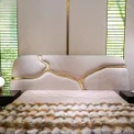 CONEMOON M9919B1 Elegant Murphy King Size Upholstered Bed