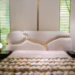 CONEMOON M9919B1 Elegant Murphy King Size Upholstered Bed