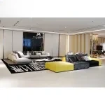 CONEMOON M9915 Sectional Genuine Leather Sofa Set