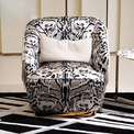 CONEMOON M9915SF13B Silk Metal Lounge Chair