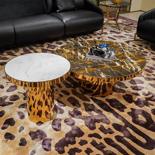 CONEMOON M9917H5B Marble Coffee Table