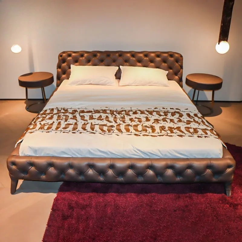 CONEMOON V2208B1 Popular Buckle Design Bed