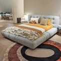 CONEMOON V2212B1 King Size Leather Bedroom Furniture Bed