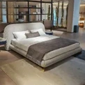 CONEMOON V2221B2 Fabric Queen Size Upholstered Beds