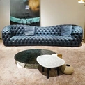 CONEMOON V2220SF4CX Chesterfield Leather Furniture Sofa Set