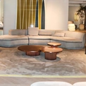 CONEMOON V2223 curved chesterfield premium sofa sets